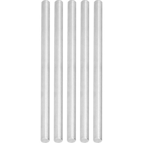 Kit de 5 barres droites rondes en acier inoxydable de 8 mm pour robot jouet DIY4100-0008-0