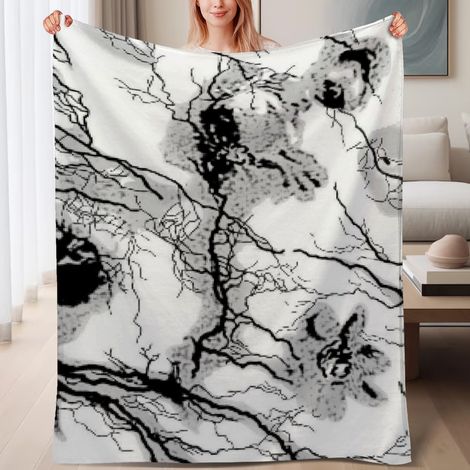 Couverture polaire moelleuse pour séances de yoga 60x80 pouces, douce et flexible pour le corps (1/4)
