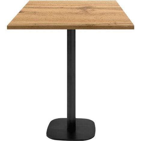 Mange-debout 70 x 70 cm - modèle Round chêne armor
