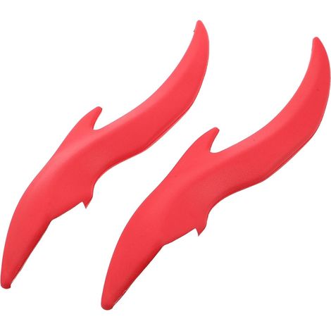 Red Dragon Horns Car Ornament Exterior Decorative Sticker