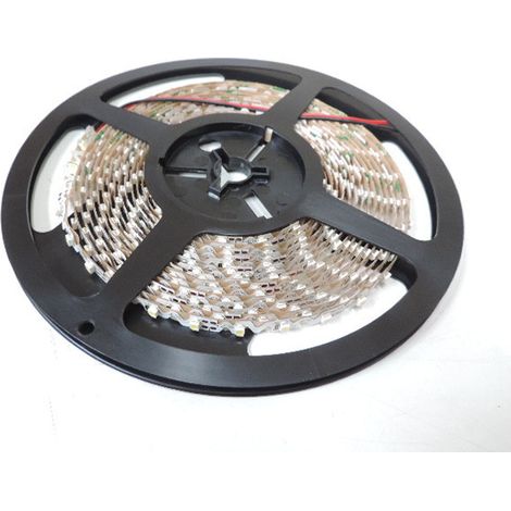 Ruban bandeau LED 5.76W/m 6000K longueur 5m souple alim 12V (non incl) 72leds/m interieur IP20 (1/2)