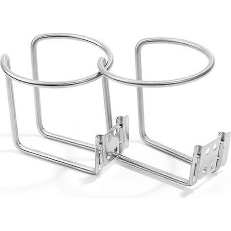 Porte-gobelet en forme d'anneau de bateau, porte-gobelet universel pour voiture, argenté (1/5)