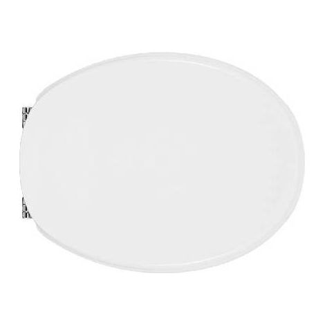 Sedile (Forma tipo 1- cerniere tipo A) dedicato a casa ceramica Eos Vaso Stylon. Dimensioni: Lunghezza cm 42,5 - 45,5 Larghezza cm 34,2 Interasse cerniere cm 13-16,5. mod. con cerniere regolabili. S