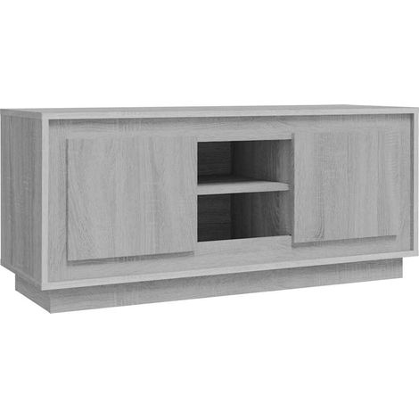 Maison Exclusive - TV-Schrank Grau Sonoma 102x35x45 cm Holzwerkst (1/5)