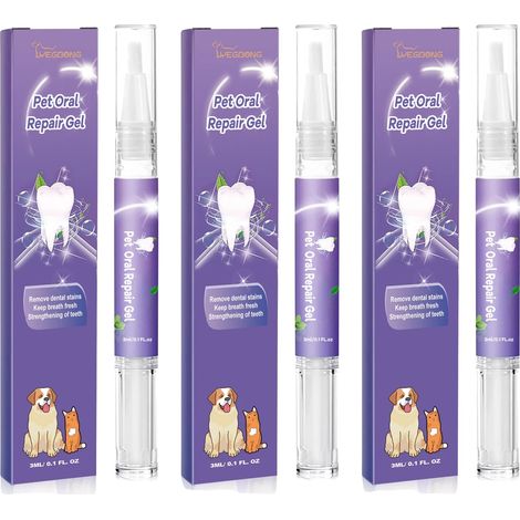 Gel per l'igiene orale, applicatore a penna in gel, soluzione per l'alito fresco, 3 pezzi (1/2)