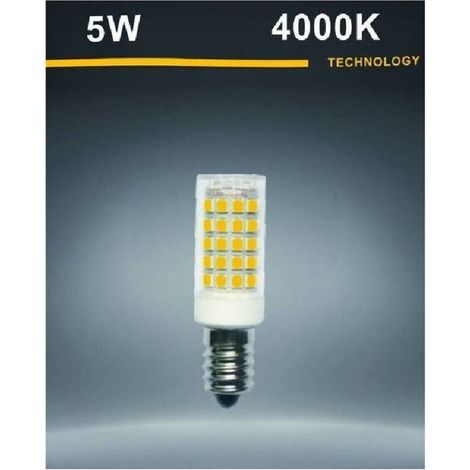 Lampadina Led E14 5 Watt Toni Di Luce Calda 3000k Fredda 6500k Naturale 4000k