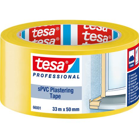 tesa SPVC 66001-00001-00 Putzband tesa® Professional Gelb (L x B) 33 m x 50 mm 1 St. (1/2)