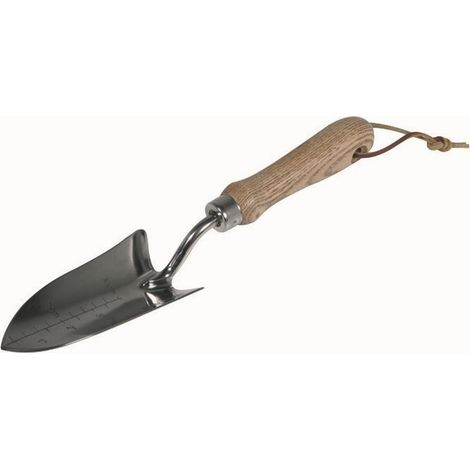 Pflanzkelle ClassicLine mit Skalierung Edelstahl mit Holzgriff (1/5)