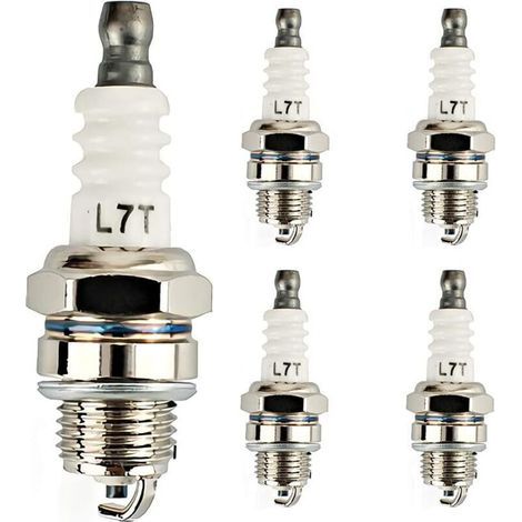 Candele di accensione L7T per motoseghe, tosaerba, accessori per piccoli motori, candele di ricambio compatibili per decespugliatori e motoseghe (1/4)