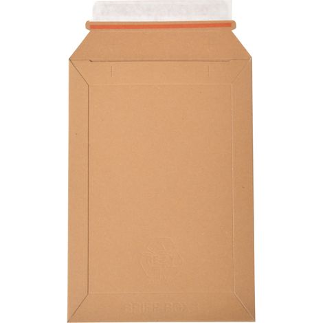 Lot de 5 enveloppes carton B-Box 1 MARRON format 176x250 mm
