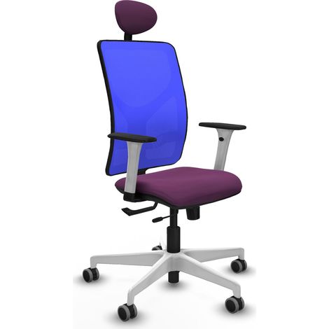 Silla de oficina piqueras y crespo Motilla blanco espuma alta densidad (1/2)