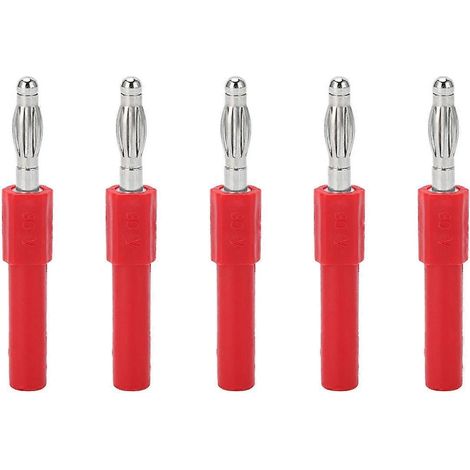 Stück 4-mm-Bananenstecker-Adapter, starke Verbindung, gute Leitfähigkeit, 4 mm auf 2 mm Konvertierungs-Bananenstecker (1/4)