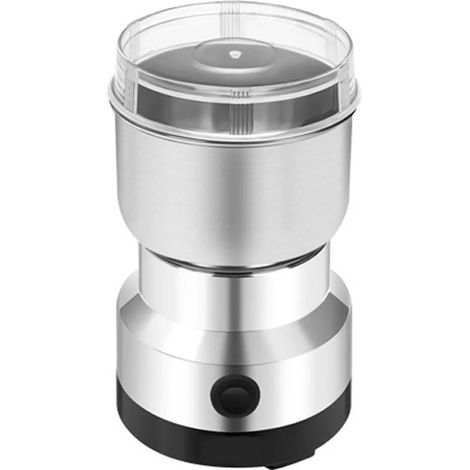 Macinino elettrico multifunzione in acciaio inossidabile per caffè, spezie e semi. (1/5)