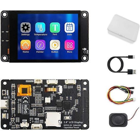 Carte de développement IA ESP32-S3 avec écran LCD 2,8 pouces, module TFT WLAN et Bluetooth et écran tactile pour Xiaozhi-JBMEDIA (1/4)