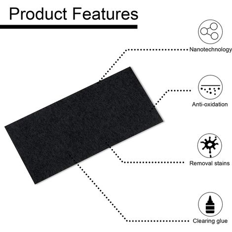 Lot de 6 chiffons nano multi-usages pour réparer les rayures sur la peinture de voiture, les petites rayures, les taches d'eau et le guano. (1/5)