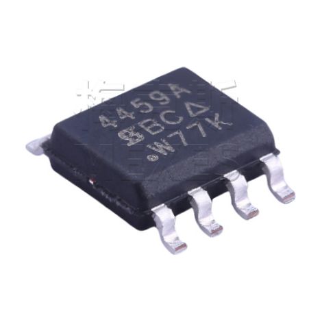 VISHAY SI4459ADY-T1-GE3, silkscreened 44598-SOIC, MOSFET, 30V 29A, electronic component on chip, 5 units.