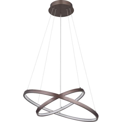 Hängeleuchte Deckenlampe Pendelleuchte 42W LED Dimmbar Höhenverstellbar D 51 cm (1/4)