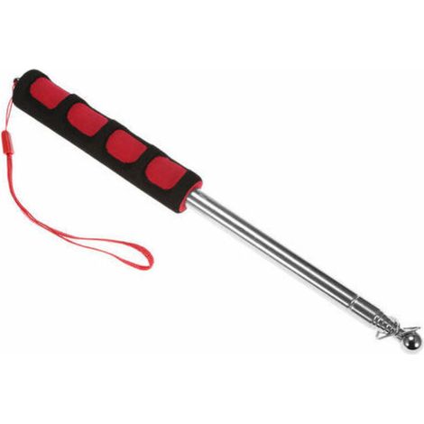 Mât De Drapeau - Télescopique - Acier Inoxydable - 1,2 M - Pour Enseignants Guides Touristiques Événements Extérieurs - 1 Pièce (1/5)