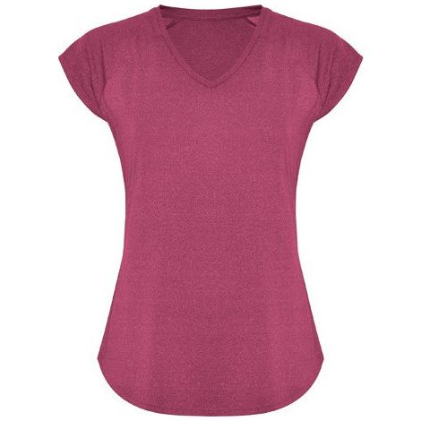 Camiseta multideporte de mujer manga corta y manga ranglan AVUS XL Roseton Vigore