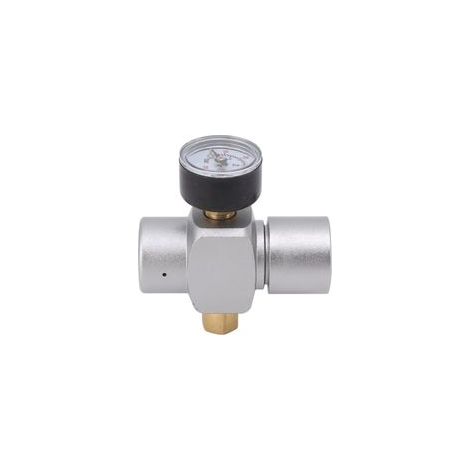 Réducteur de pression d'eau 0-60 PSI en acier inoxydable, régulateur de pression multifonctionnel pour tuyau d'arrosage, idéal pour le brassage amateur. (1/5)