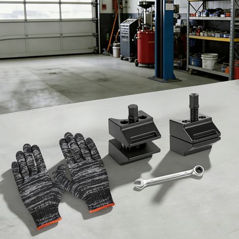 4-teiliges Federspreizer-Set für Kfz-Fahrwerk, Gehärteter Stahl, Universelles Werkzeug für Federbeine & Stoßdämpfer (1/5)
