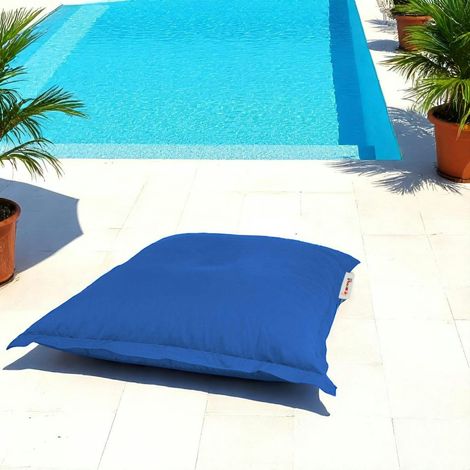 Pouf coussin de sol extérieur bleu - 100 cm ARTA (1/3)