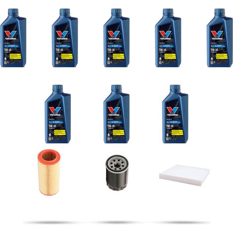 Kit tagliando 3 FILTRI e 8L OLIO compatibile con Iveco Daily IV 65C 14 3.0 CNG 100kw dal 2009 (1/5)