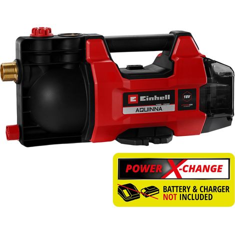 Einhell Pompe d’arrosage sans fil AQUINNA 18/28 Solo PXC (18V, Débit max. 2800 L/h, Pression 2,5bar, mode ÉCO/BOOST) Livré sans Batterie ni Chargeur (1/5)