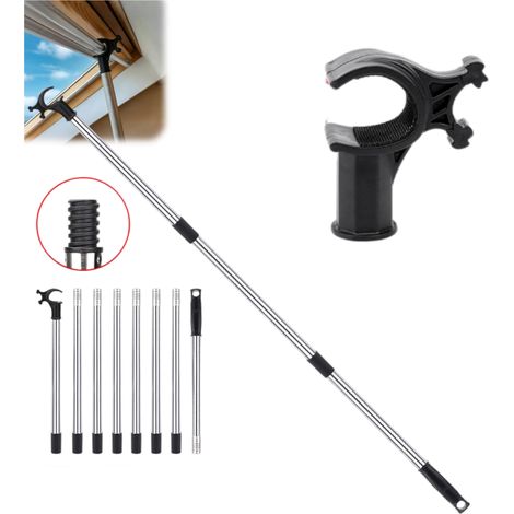 3.2m Canne Telescopique pour Stores et Fenêtres De Toit,Perche Telescopique ConçU pour Contrôler Les Lucarnes,Perche Pour Fenêtres De Toit et Stores (1/5)