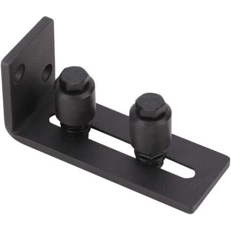 BUNTHAUS En acier au carbone réglable coulissante Guide sol for accessoires Quincaillerie de porte Grange (rouleau double) (1/5)