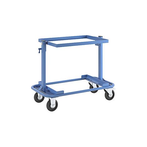 Carro para hacer lotes  con 2 pisos  carga máx 150 kg  azul