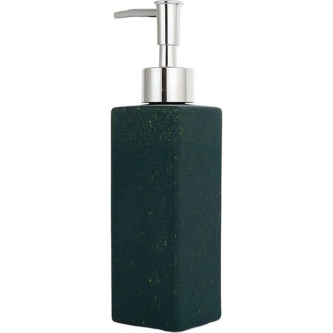 Rust-resistant glass soap dispenser for bathroom (1/5)