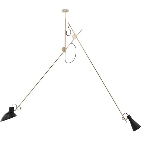 Flex-Deckenlampe - Hängeleuchte - 2 Arme - Pats Gold