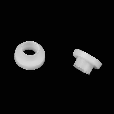 100 Stück Transistor-Unterlegscheiben, isolierte Kunststoff-Abstandshalter, Buchsen (TW-3) (1/5)