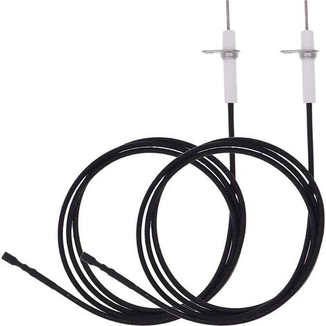x 1 Meter Impulszündkabel und Keramikelektrodenbaugruppe die Zündelektrode kann für die Impulszündung gebogen werden Zündkerzen-Elektrodenwechsel (1/5)