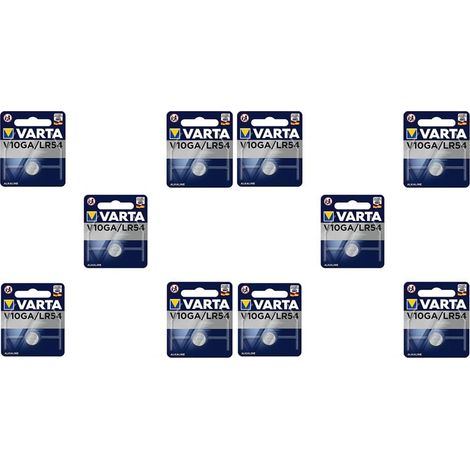 .10 piles Varta V10GA LR54.