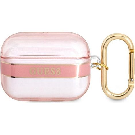 Custodia per Apple AirPods Pro con cinturino Guess, colore rosa. (1/3)