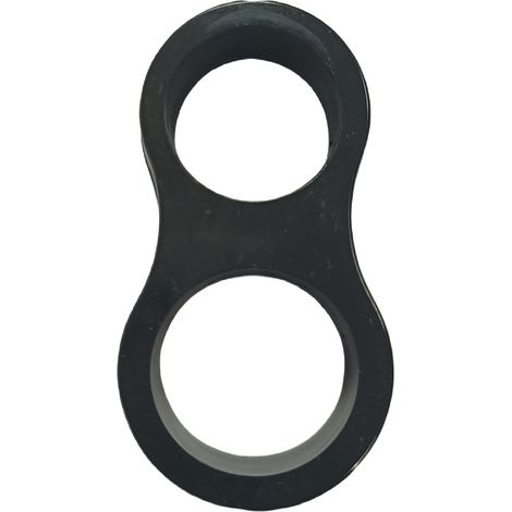Sollbry 10 poignées de porte, coussin de poignée de porte, anneau de collision, housse de protection de poignée de porte, barrières de porte de bureau, d'école et de maison (noir) (1/4)