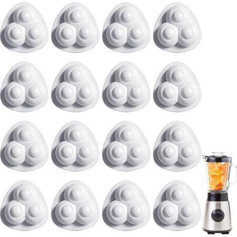 Lot de 16 roulettes pour déplacer des meubles de roues à billes pour meubles Rotation de 360 degrés, roues pivotantes auto-adhésives pour armoires de réfrigérateur, table de chaises (1/4)