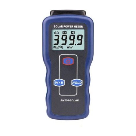 Instrument de Mesure du rayonnement Solaire, SM206 Digital Solar Power Meter