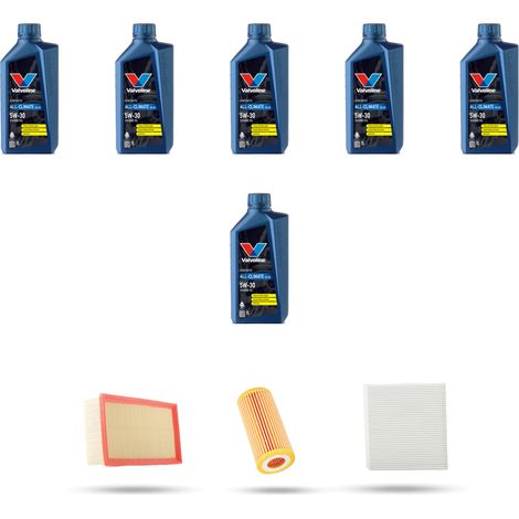 Kit tagliando 3 FILTRI e 6L OLIO compatibile con Audi TT III (FV3,FVP) 2.0 tfsi 169kw dal 2014 (1/5)