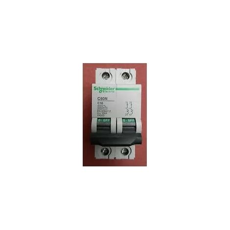 Interruttore modulare Schneider 24202 Multi9 C60N 2P 16A