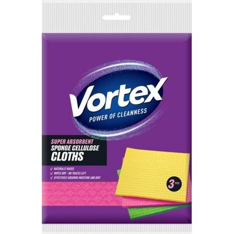 VORTEX Zellulosetücher 3 Stk Zellulosetuch