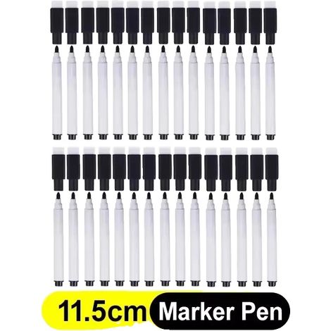 Trockene Radiermarker, Magnetkappe, Eingebauter Radierer, 30Pcs (1/2)