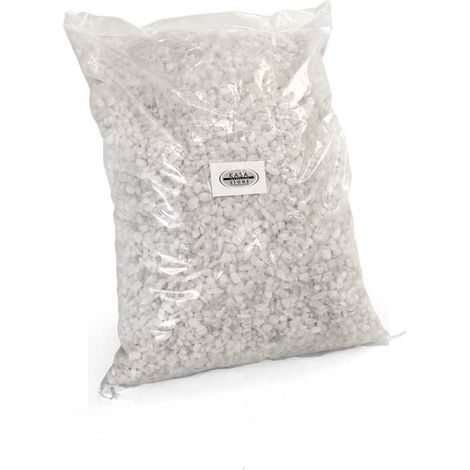 PIETRE DECORATIVE DA 20KG 5-8MM IN COLORE BIANCO (1/2)