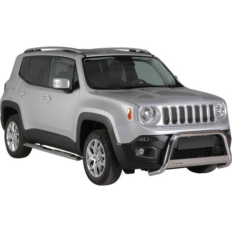 Pare-buffle Avant pour Jeep Renegade 2014-2017 63 mm en Acier Gris (1/5)