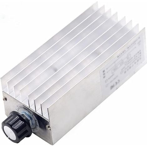 Régulateur de tension 0-220 V, 10000 W, 15x6 cm avec radiateur, stabilisateur pour appareils électriques