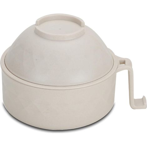 Cuiseur A Ramen - Bol Micro-Ondes 975 Ml - Egouttoir Integré - Petit Bol 500 Ml - Polypropylène Sans BPA - Pour Etudiants Et Premiers Appartements - Lot De 3 (1/5)