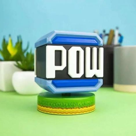 Paladone Pow Block Lampe Gelb 10 cm im ikonischen Design