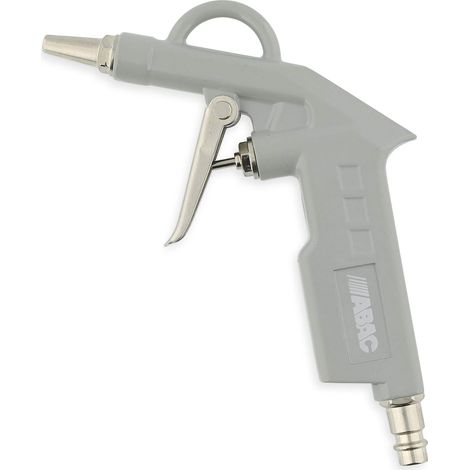ABAC Pistola Aria Compressa G-501, Pistola di Soffiaggio con Ugello Corto, Ugello da 2mm, Pressione Max 8 Bar, Alluminio (1/5)